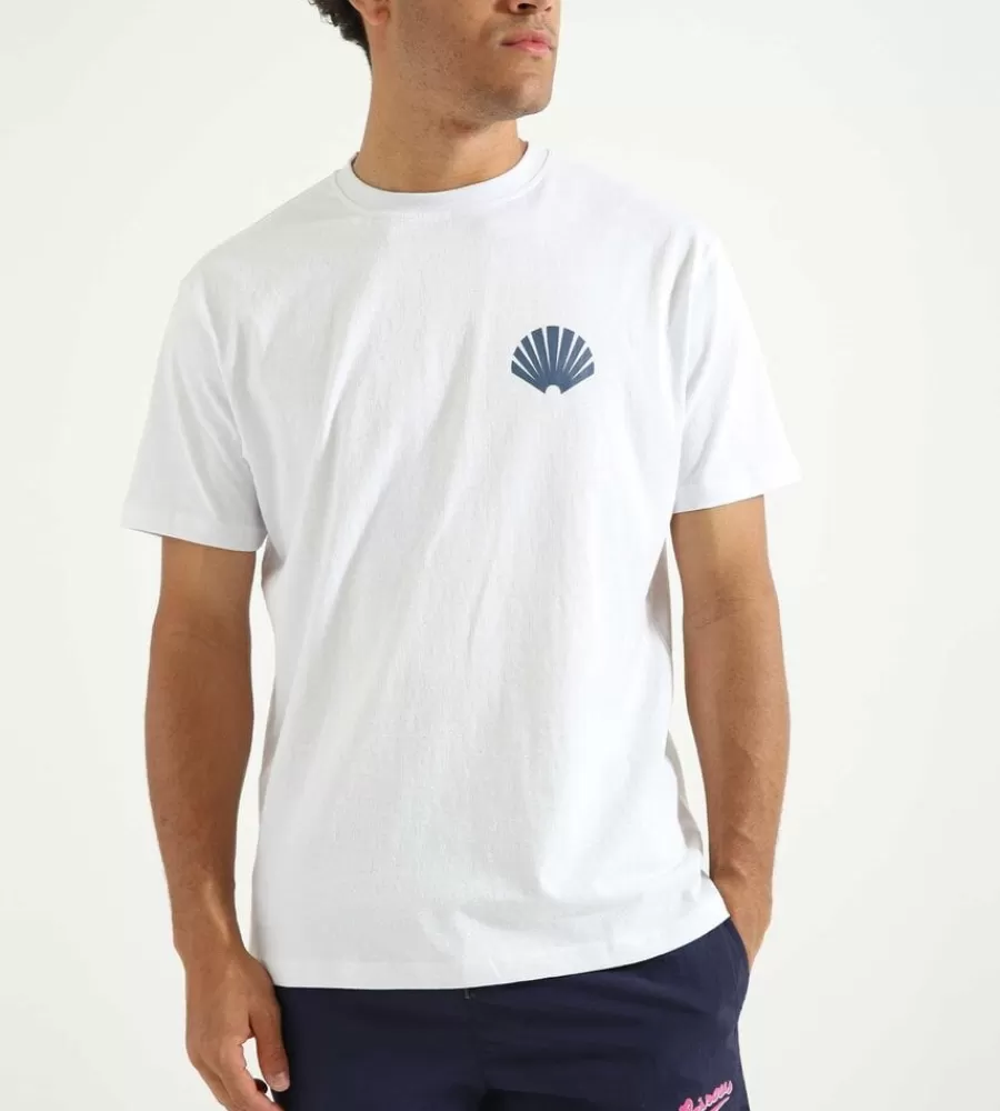 Tops^NEW AMSTERDAM SURF ASSOCIATION New Amsterdam Logo Tee White