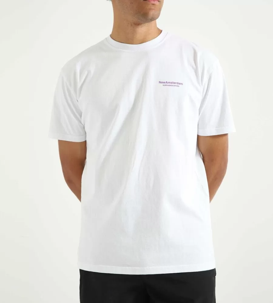 Tops^NEW AMSTERDAM SURF ASSOCIATION Anemone Tee White