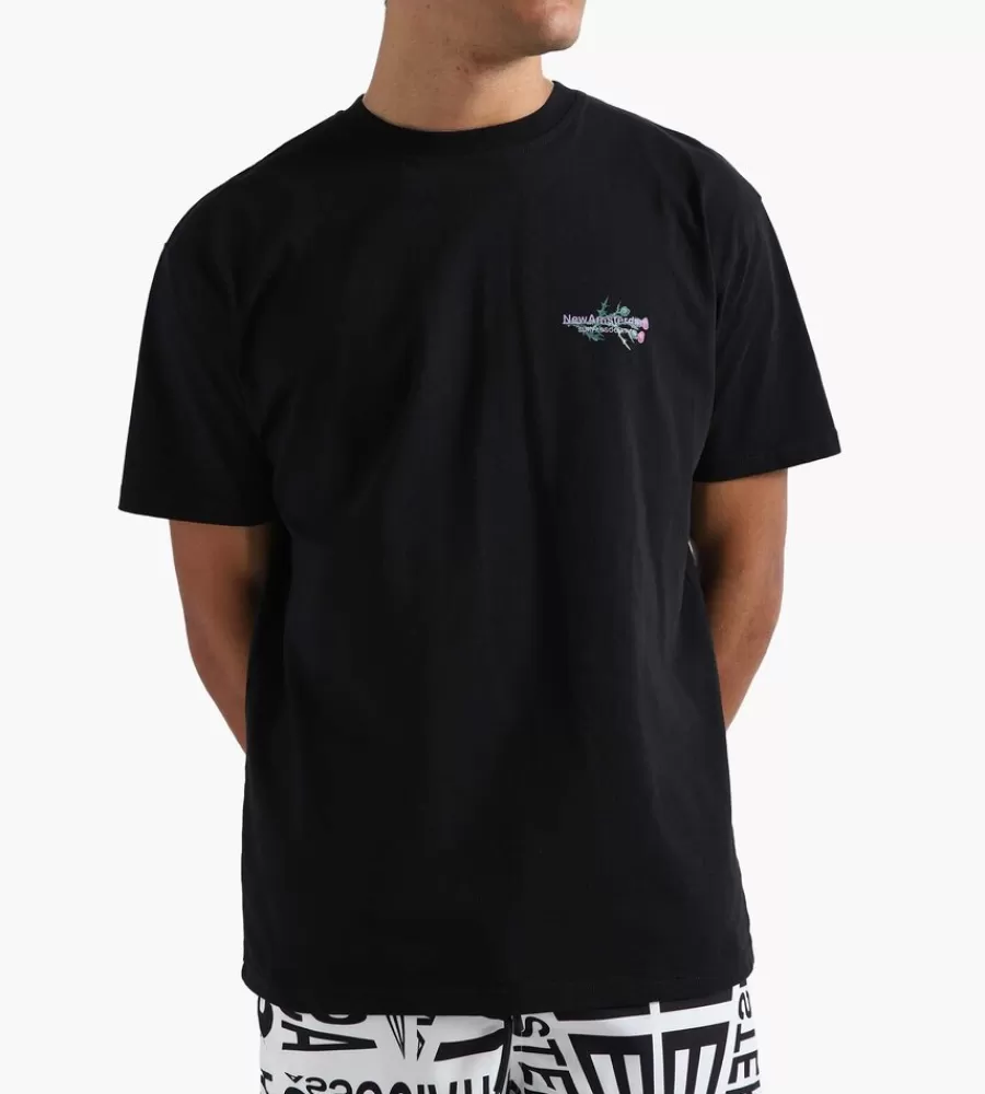 Tops^NEW AMSTERDAM SURF ASSOCIATION Distel Tee Black