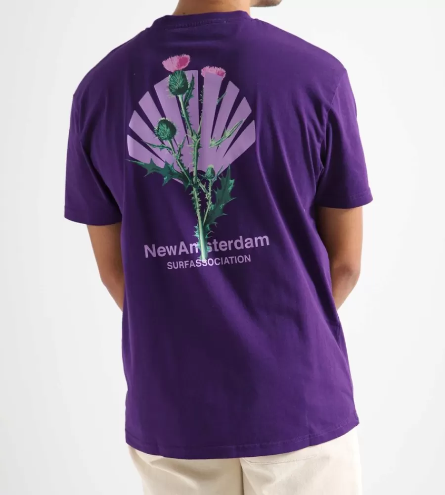 Tops^NEW AMSTERDAM SURF ASSOCIATION Distel Tee Purple