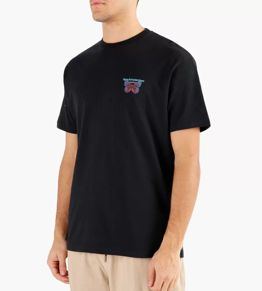 Tops^NEW AMSTERDAM SURF ASSOCIATION Issoria Tee Black