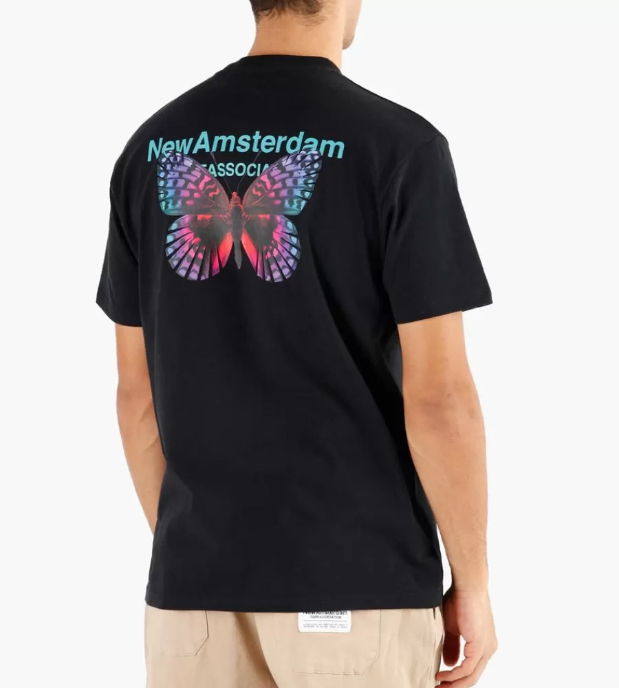 Tops^NEW AMSTERDAM SURF ASSOCIATION Issoria Tee Black