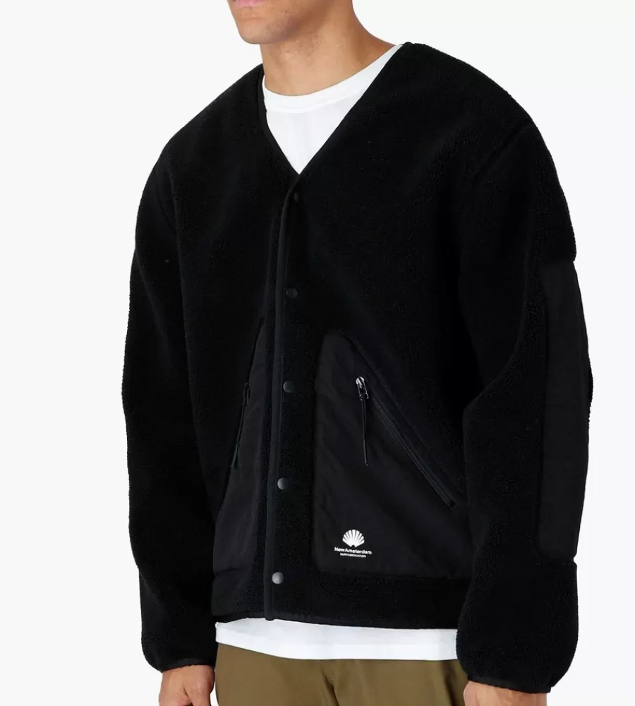 Jassen^NEW AMSTERDAM SURF ASSOCIATION Layday Jacket Black