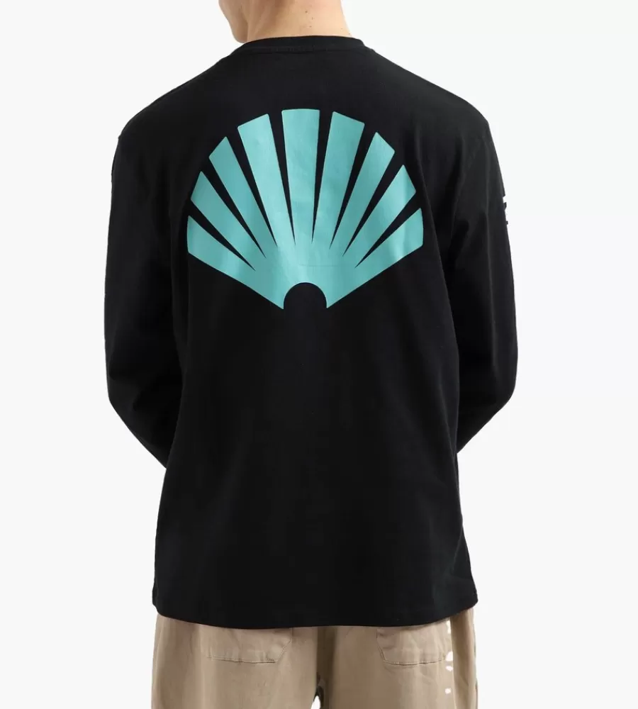 Tops^NEW AMSTERDAM SURF ASSOCIATION Logo Longsleeve Black