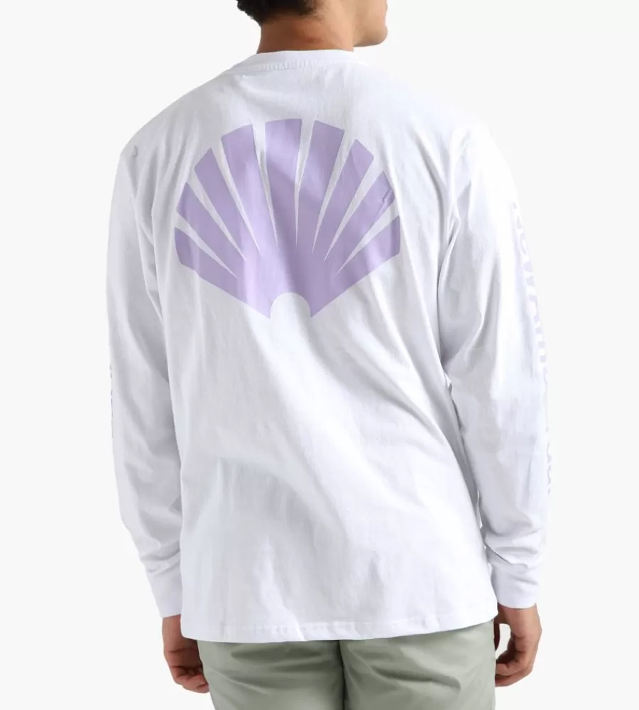 Tops^NEW AMSTERDAM SURF ASSOCIATION Logo Longsleeve White