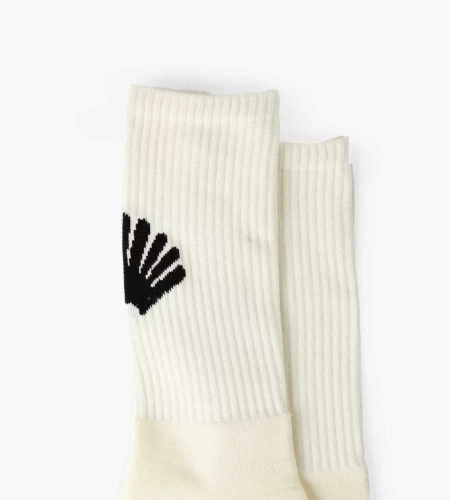 Sokken^NEW AMSTERDAM SURF ASSOCIATION Logo Sock Bone