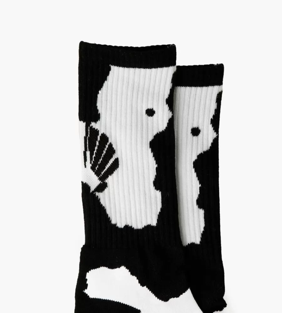 Sokken^NEW AMSTERDAM SURF ASSOCIATION Logo Sock Cow