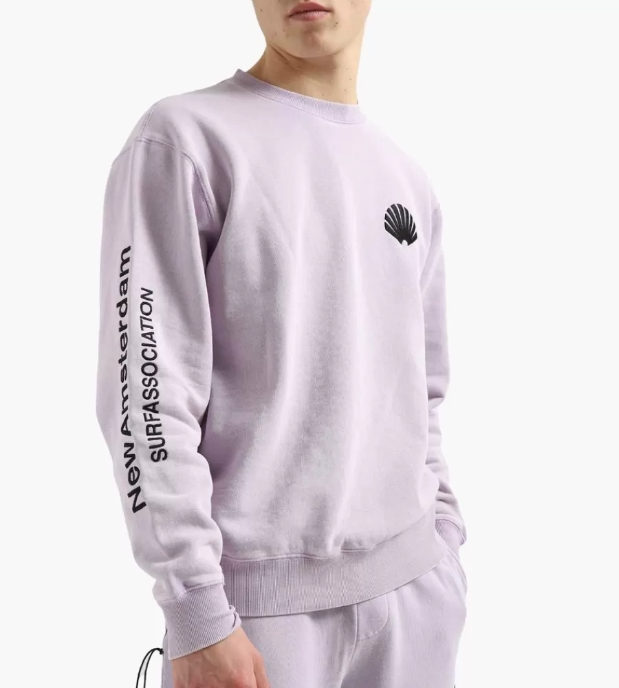 Tops^NEW AMSTERDAM SURF ASSOCIATION Logo Sweat Lilac