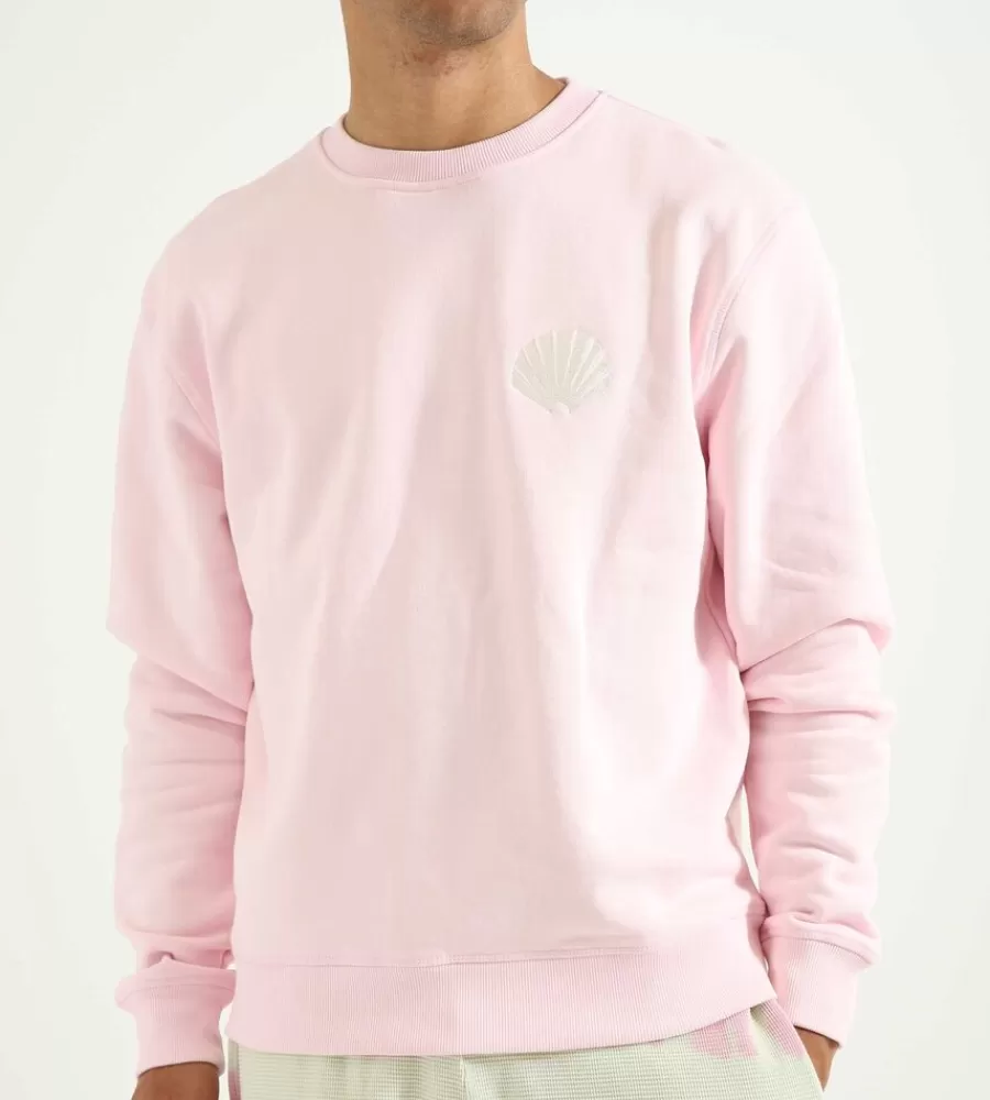 Tops^NEW AMSTERDAM SURF ASSOCIATION Logo Sweat Pink