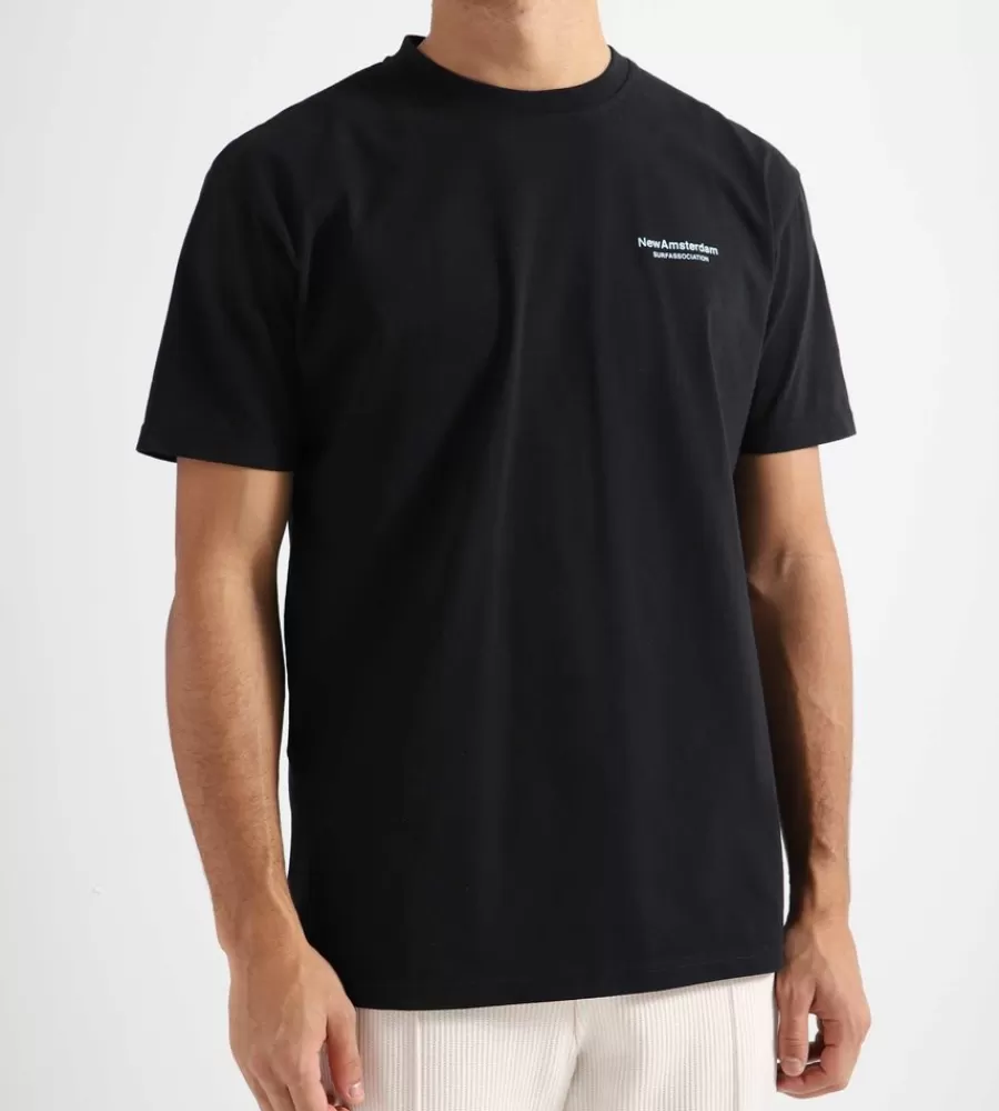 Tops^NEW AMSTERDAM SURF ASSOCIATION Name Tee Black