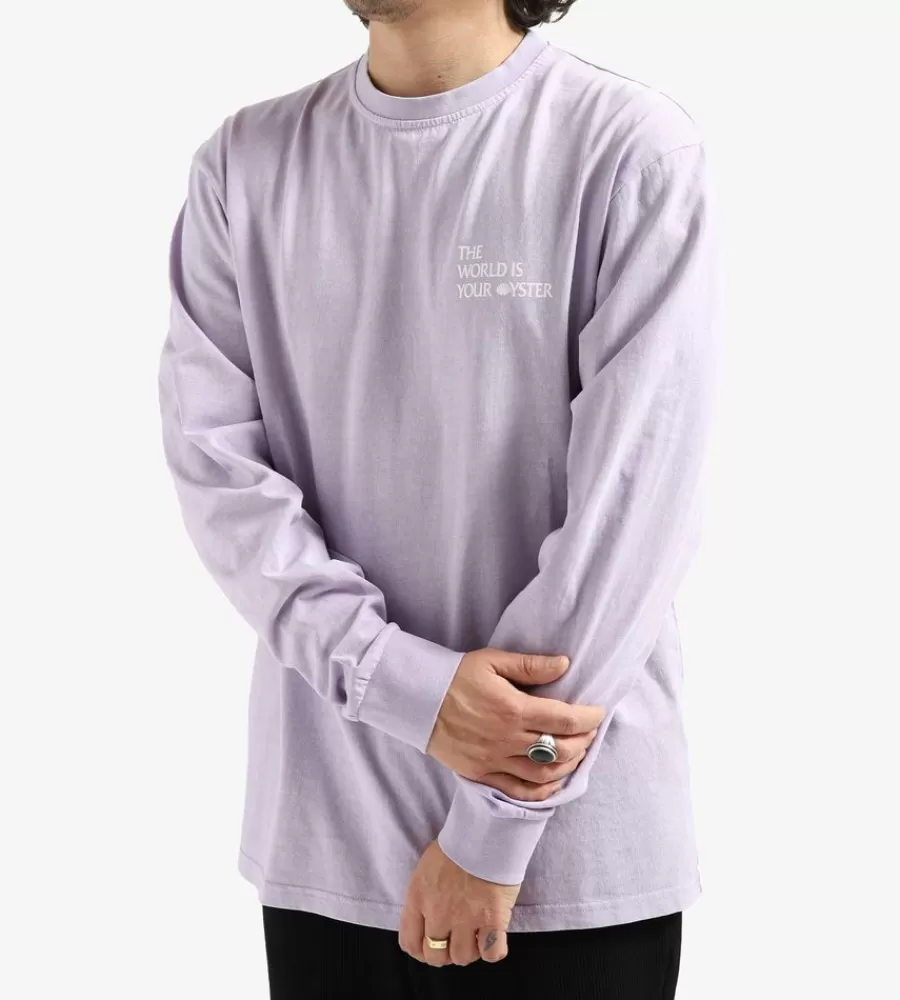 Tops^NEW AMSTERDAM SURF ASSOCIATION The World Longsleeve Lilac