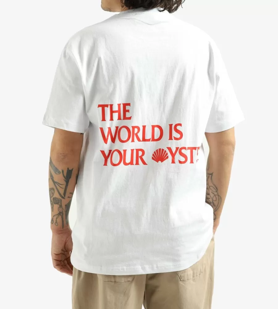 Tops^NEW AMSTERDAM SURF ASSOCIATION The World Tee White