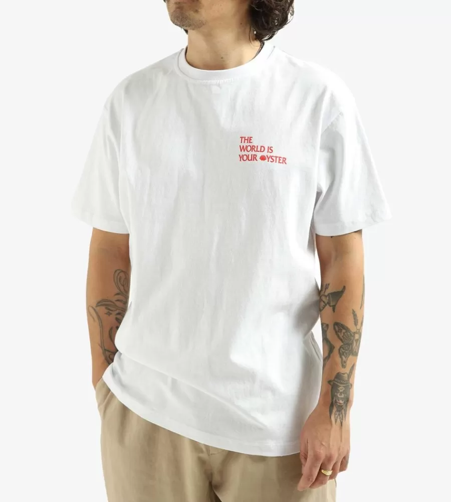 Tops^NEW AMSTERDAM SURF ASSOCIATION The World Tee White