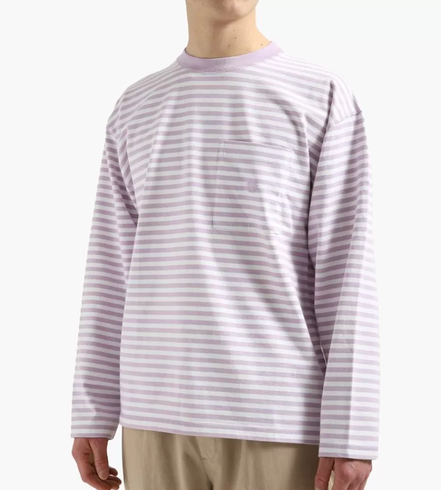 Tops^NEW AMSTERDAM SURF ASSOCIATION Wax Longsleeve Lilac