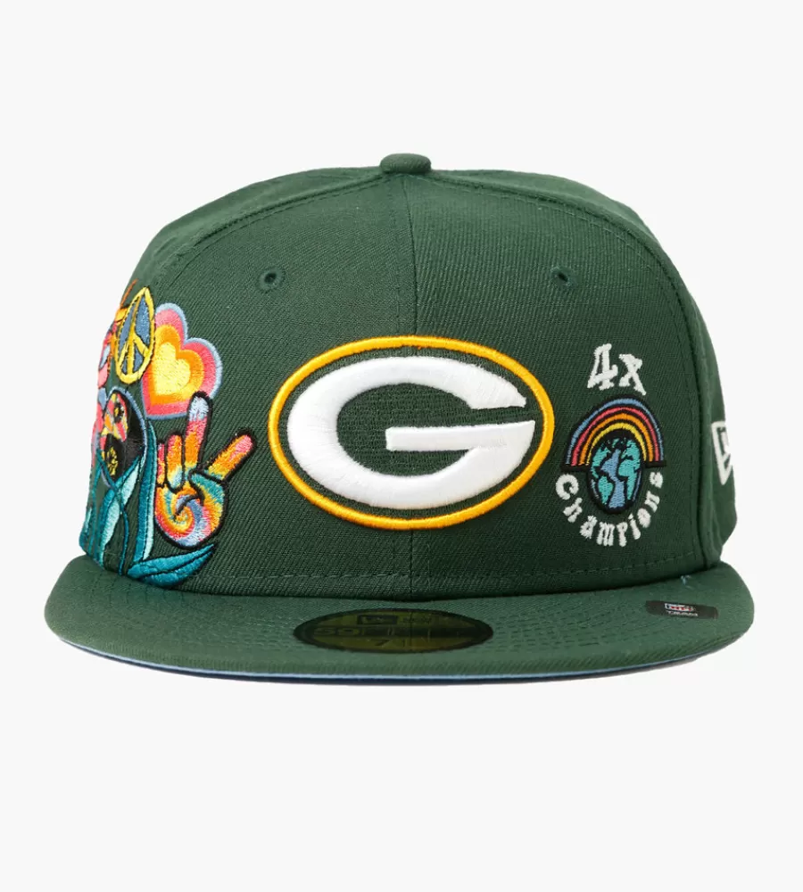 Petten & Mutsen^NEW ERA 59Fifty Groovy 12420 Green Bay Packers