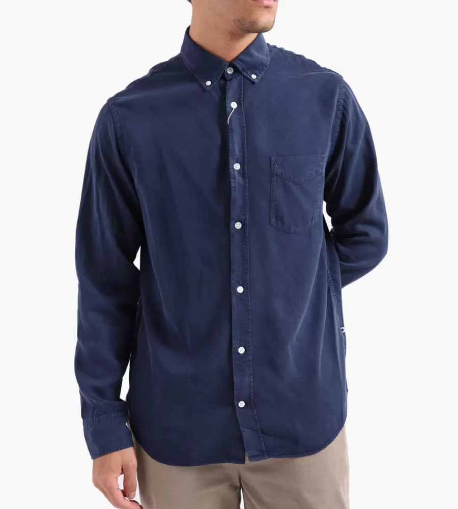 Tops^NN07 Levon Shirt 5969 True Blue