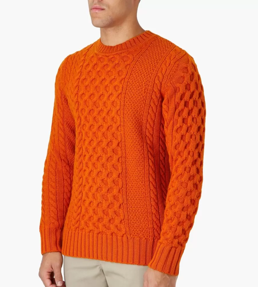 Tops^NORSE PROJECTS Arild Cable Burnt Orange