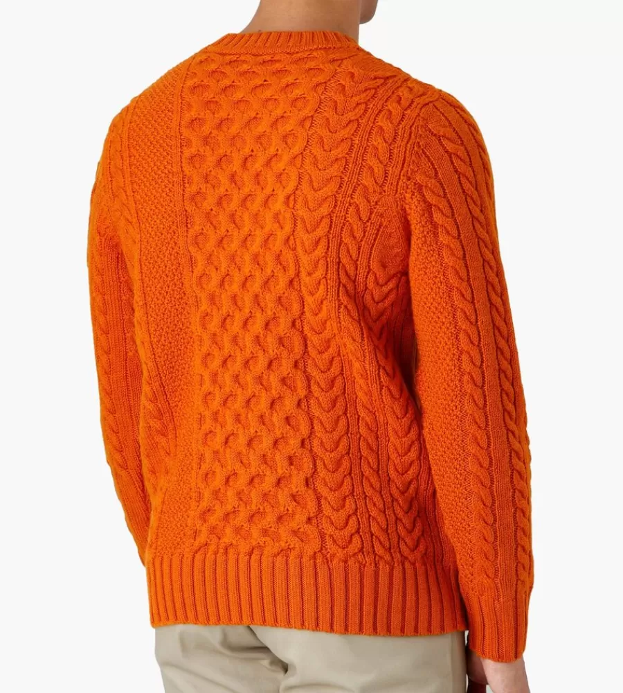 Tops^NORSE PROJECTS Arild Cable Burnt Orange