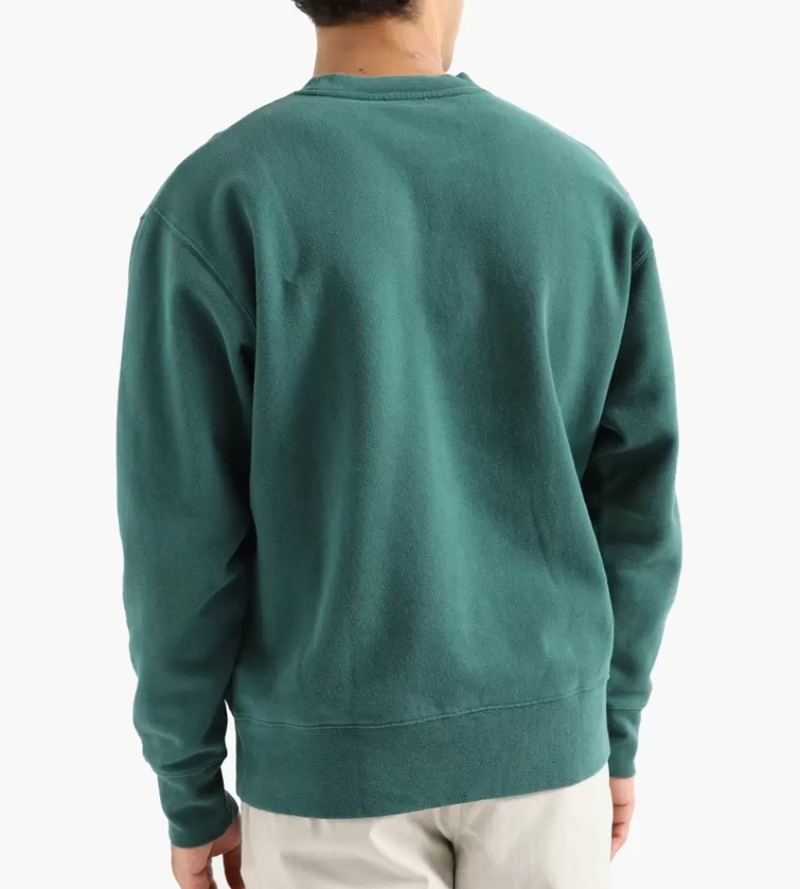 Tops^NORSE PROJECTS Arne Chain Stitch Logo Sweater Dartmouth Green