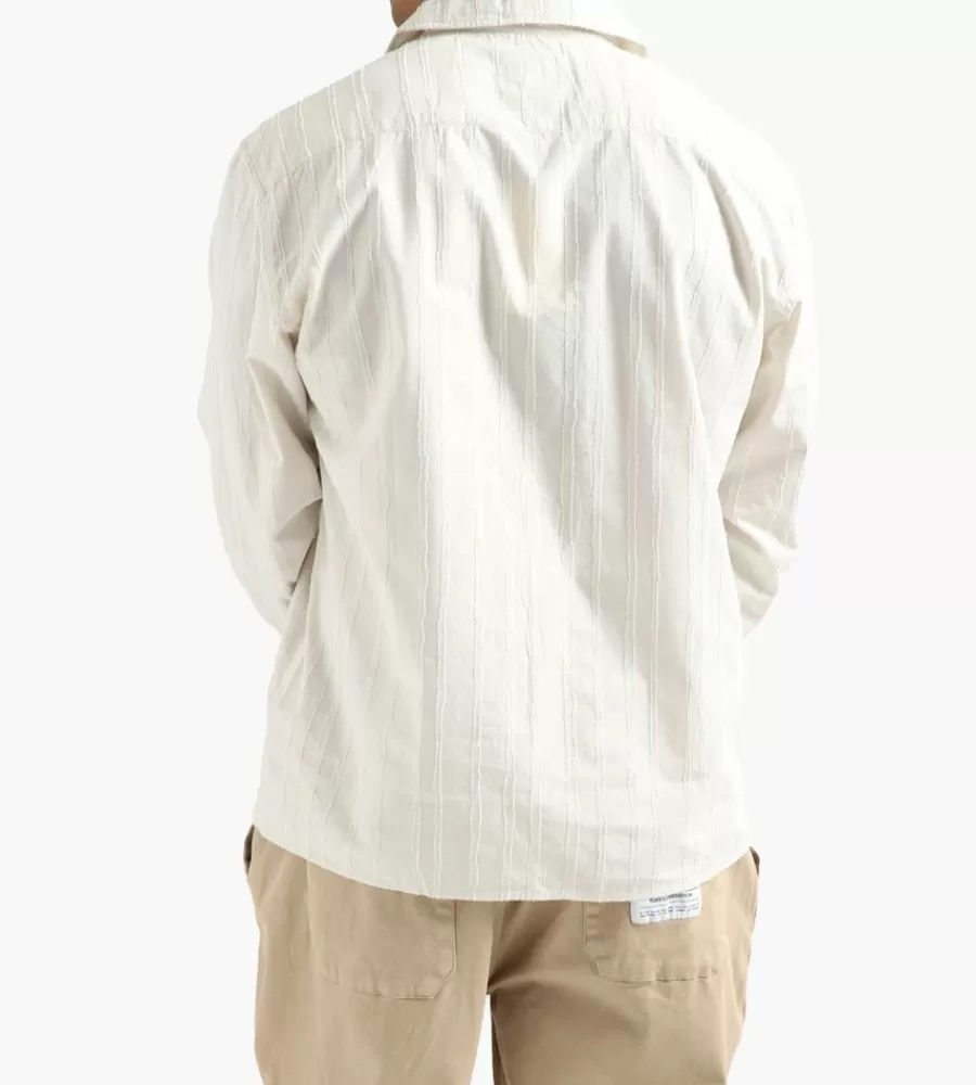 Tops^NORSE PROJECTS Carsten Stripe Shirt Marble White