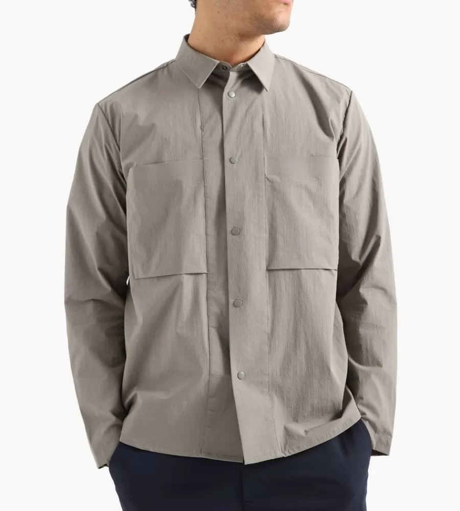 Jassen^NORSE PROJECTS Jens Travel Light 2.0 Jacket Concrete Grey