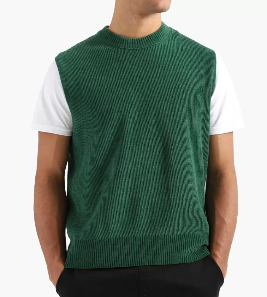 Tops^NORSE PROJECTS Manfred Chenille Vest Bottle Green