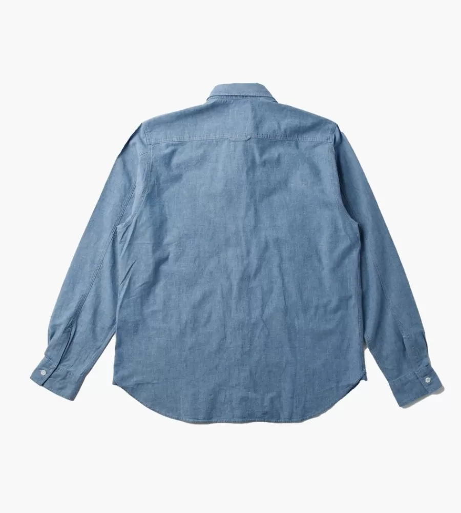 Tops^NORSE PROJECTS Silas Chambray Tab Series Indigo