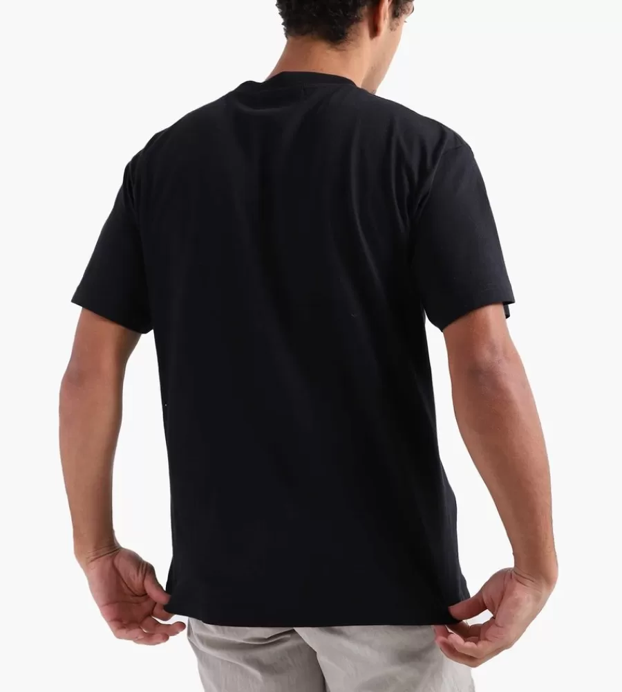 Tops^OLAF Block Tee Black