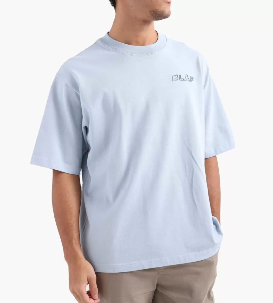 Tops^OLAF Heavyweight Studio Tee Baby Blue