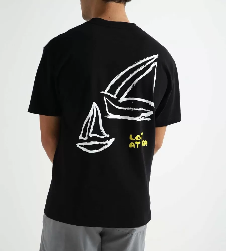 Tops^OLAF Lost At Sea Tee Black