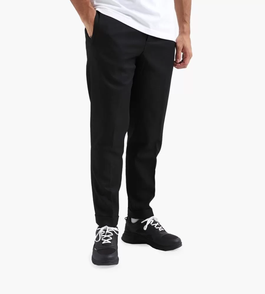 Broeken En Jeans^OLAF Slim Elasticated Trouser Black