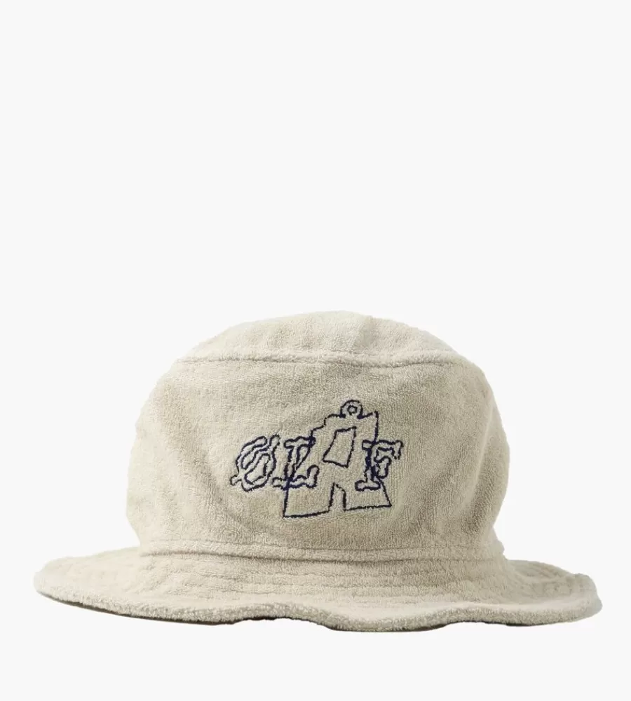 Petten & Mutsen^OLAF Toweling Bucket Hat Cement