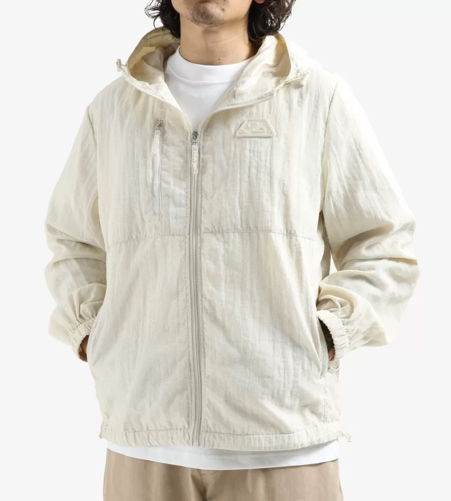 Jassen^OLAF Zip-Up Ripstop Jacket White