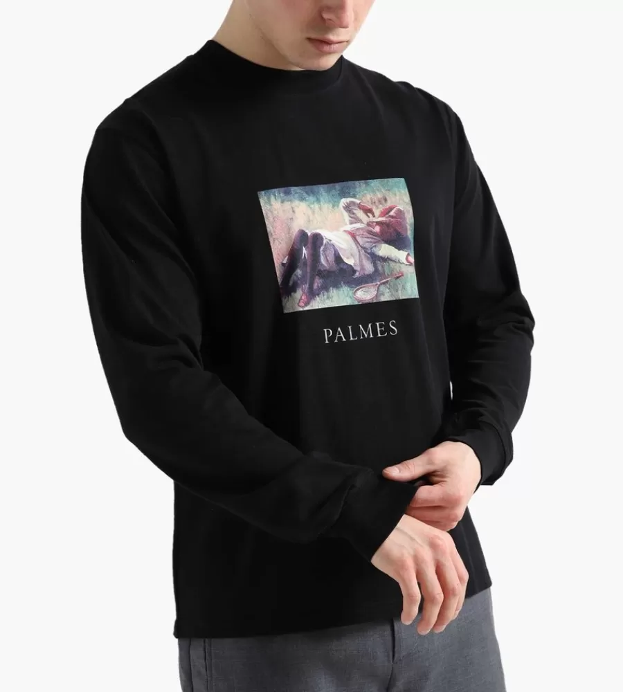 Tops^PALMES Field Longsleeve Black