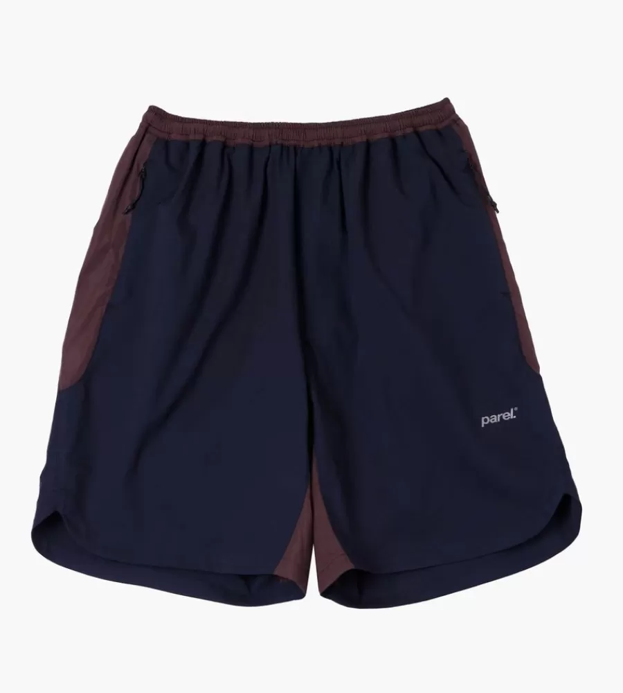 Broeken En Jeans^PAREL STUDIOS Sport Shorts Navy Brown