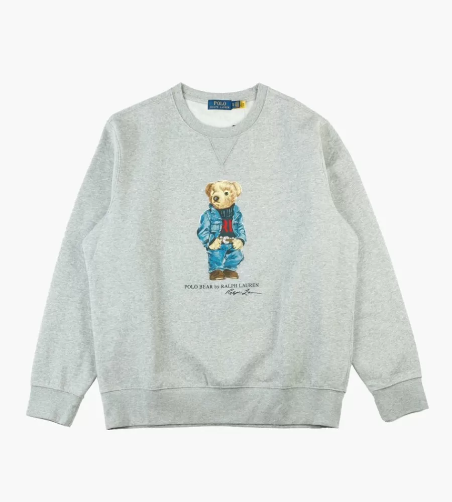 Tops^POLO RALPH LAUREN Graphic Fleece Crewneck Sweater