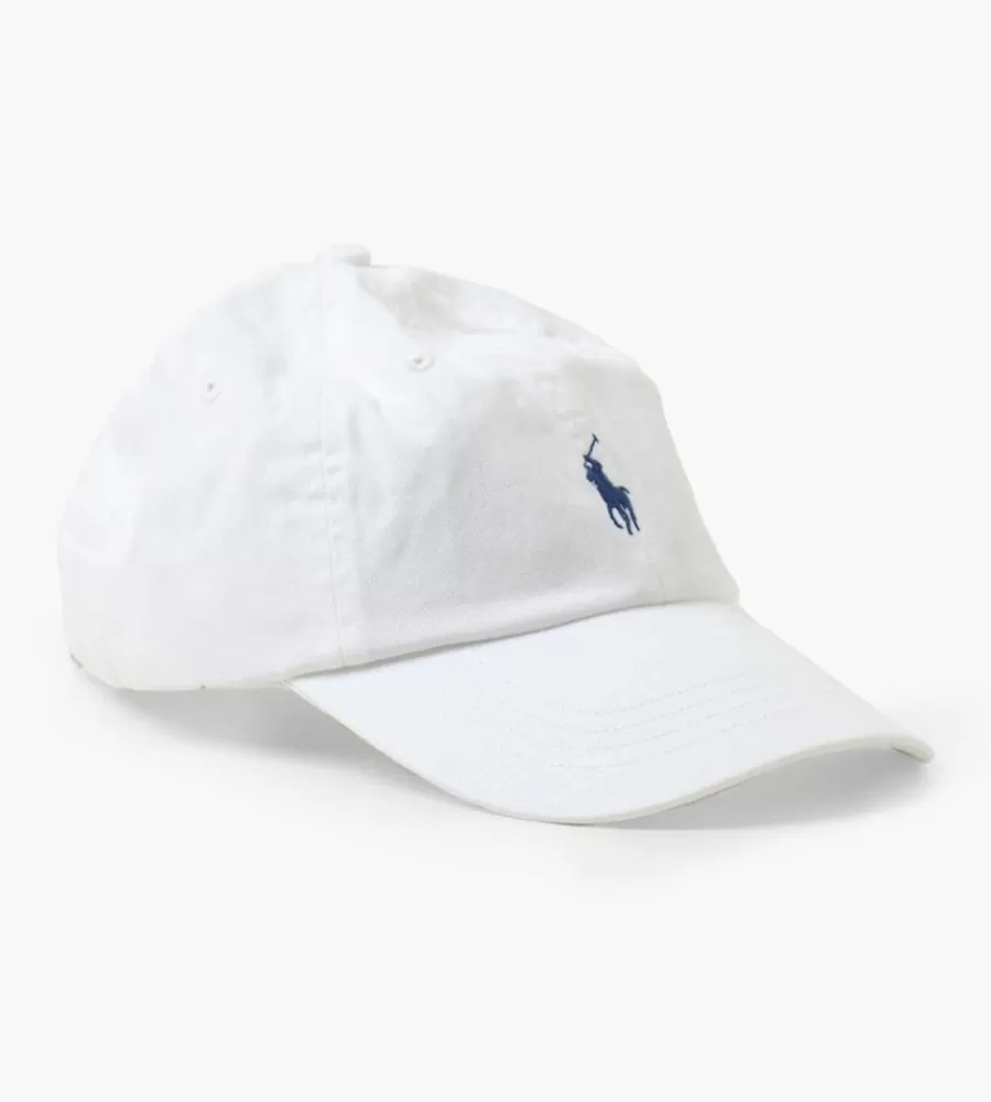 Petten & Mutsen^POLO RALPH LAUREN Sport Cap Hat White Marlin Blue