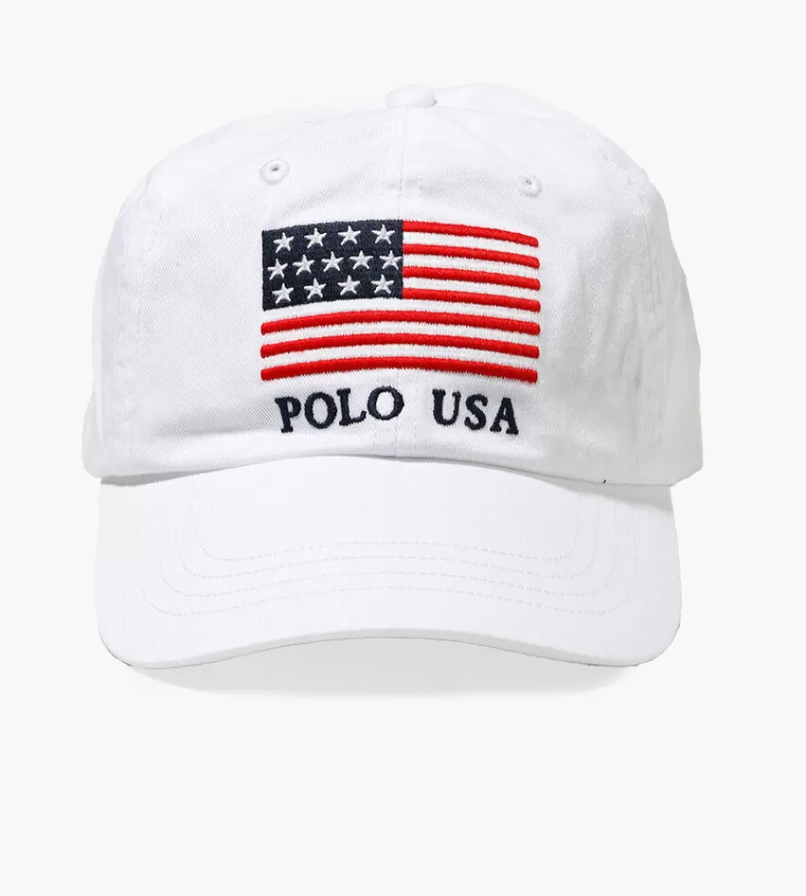 Petten & Mutsen^POLO RALPH LAUREN Sport Cap Pure White