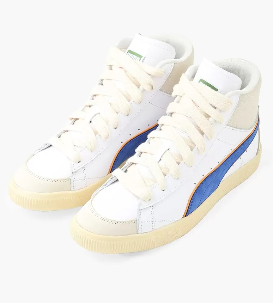 Sneakers^PUMA Clyde Mid Bball Rhuigi White Royal Sapphire