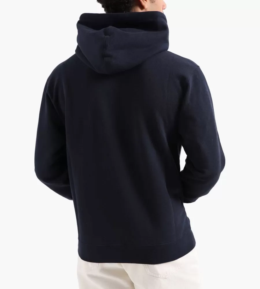 Tops^RECEPTION Hooded Sweat Cook Dark Navy