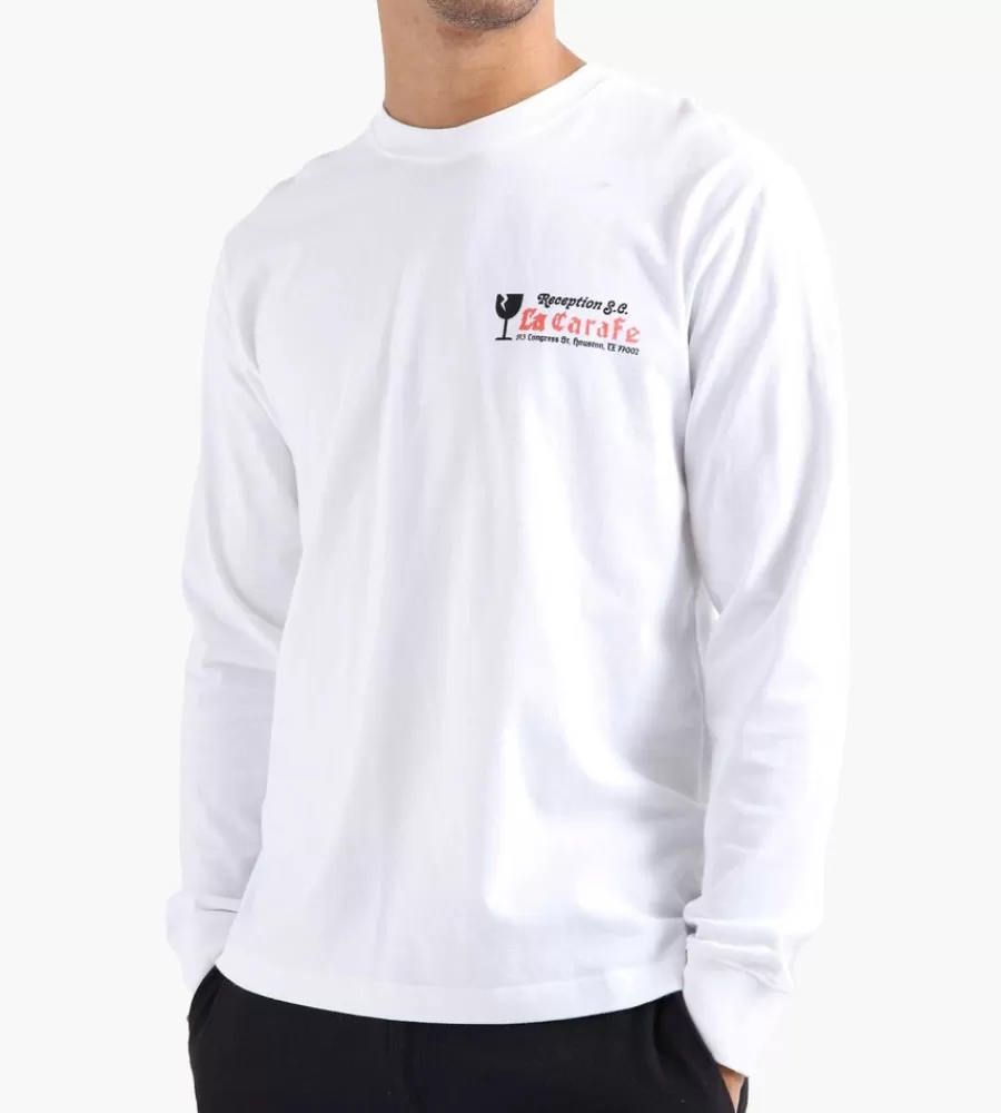 Tops^RECEPTION Longsleeve Tee Carafe White