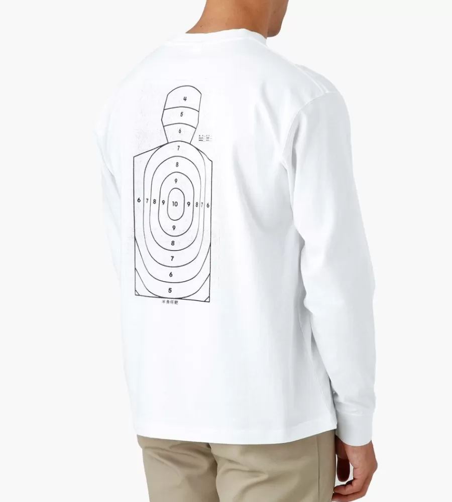 Tops^RECEPTION Longsleeve Tee Target White