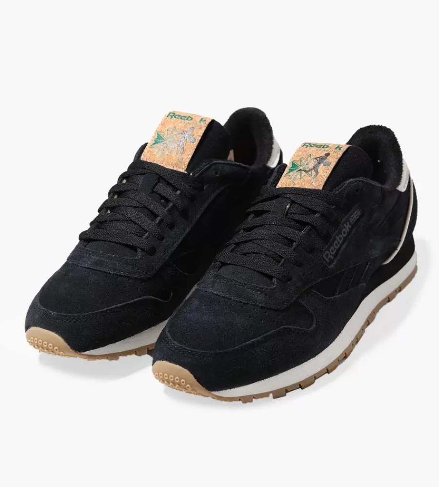 Sneakers^REEBOK Classic Leather 198 Core Black Glen Green
