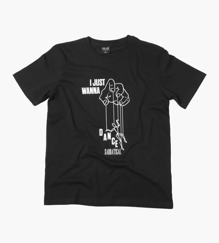 Tops^SABBATICAL I Just Wanna Dance T-Shirt Black