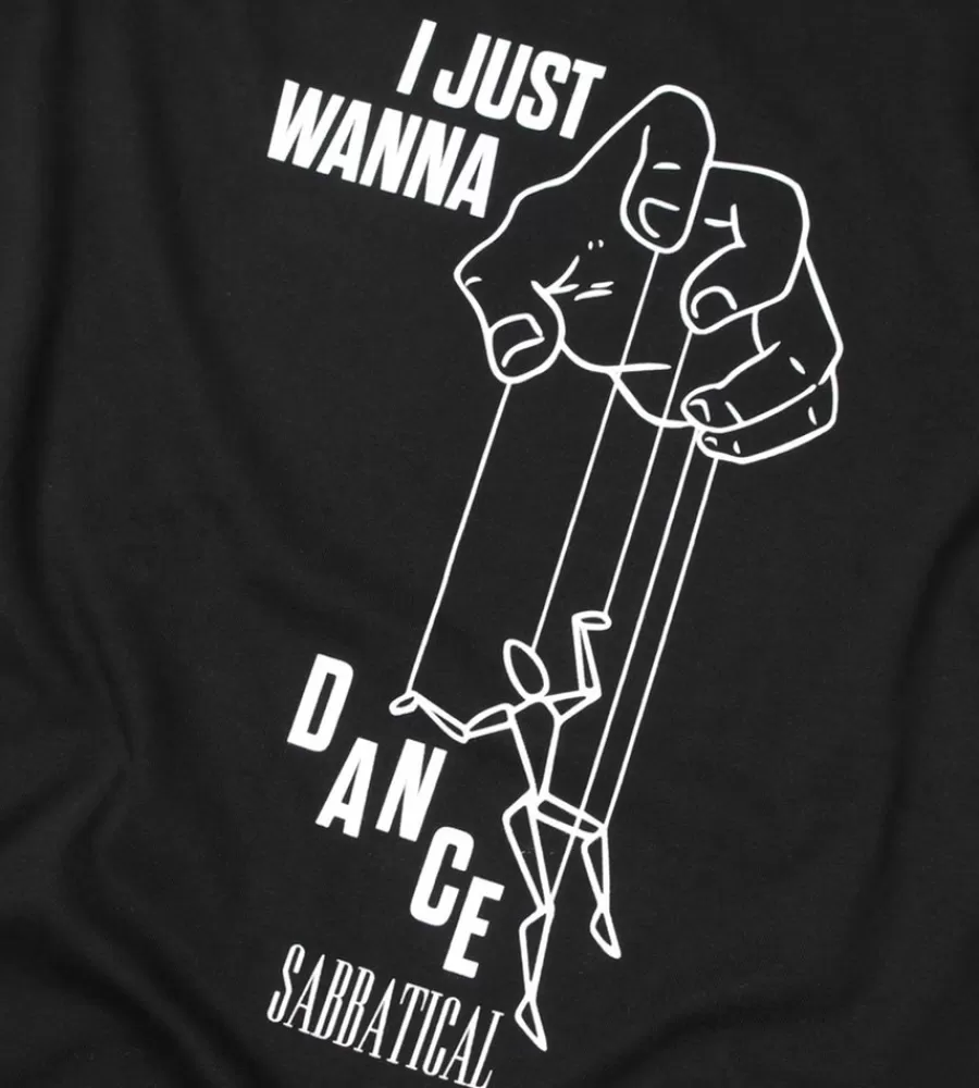 Tops^SABBATICAL I Just Wanna Dance T-Shirt Black