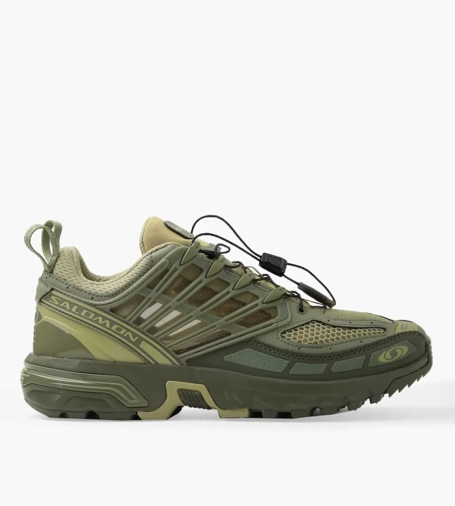 Sneakers^SALOMON Acs Pro Gray Green Deep Lichen Green Olive Night