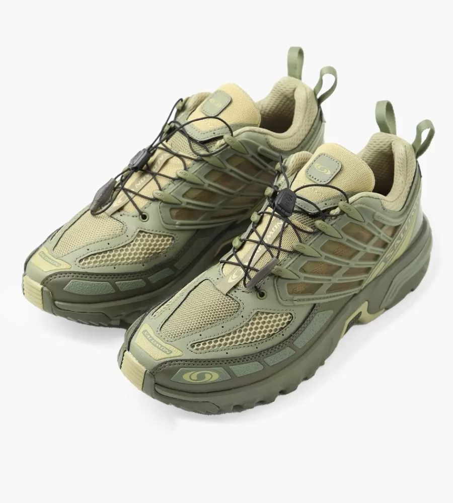 Sneakers^SALOMON Acs Pro Gray Green Deep Lichen Green Olive Night