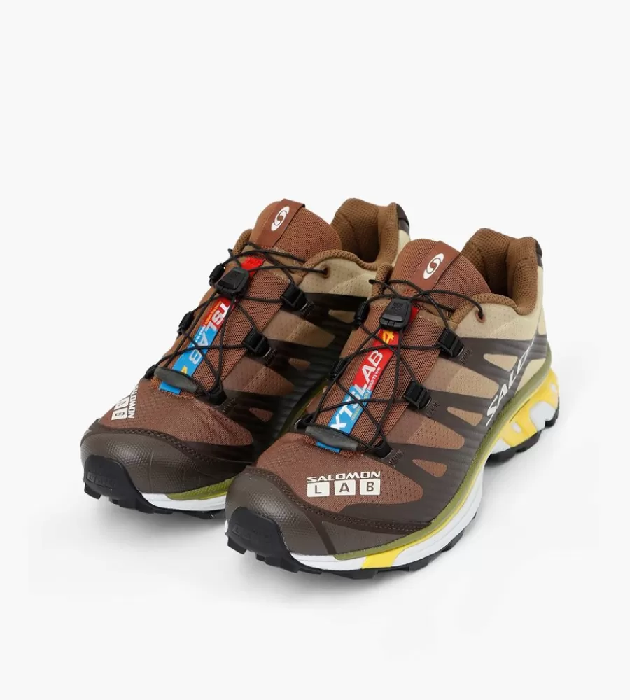 Sneakers^SALOMON Xt-4 Delicioso Toffee Empire Yellow