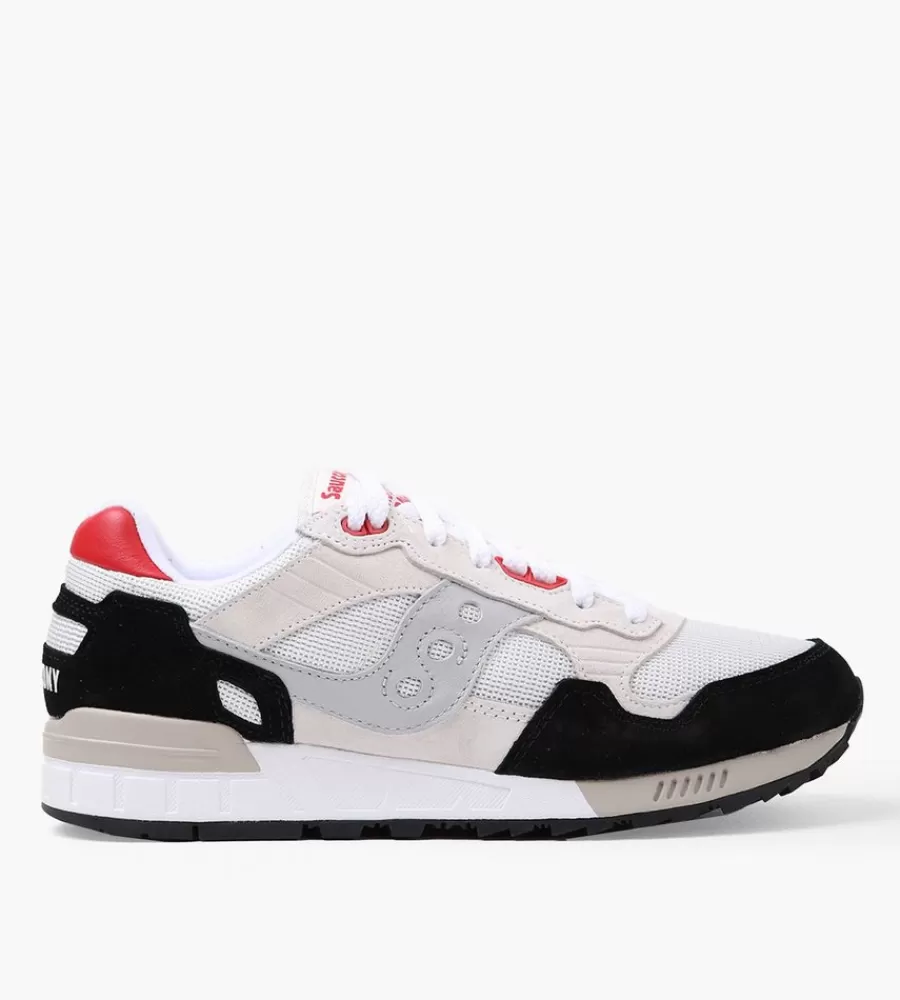 Sneakers^SAUCONY Shadow 5000 White Black Red