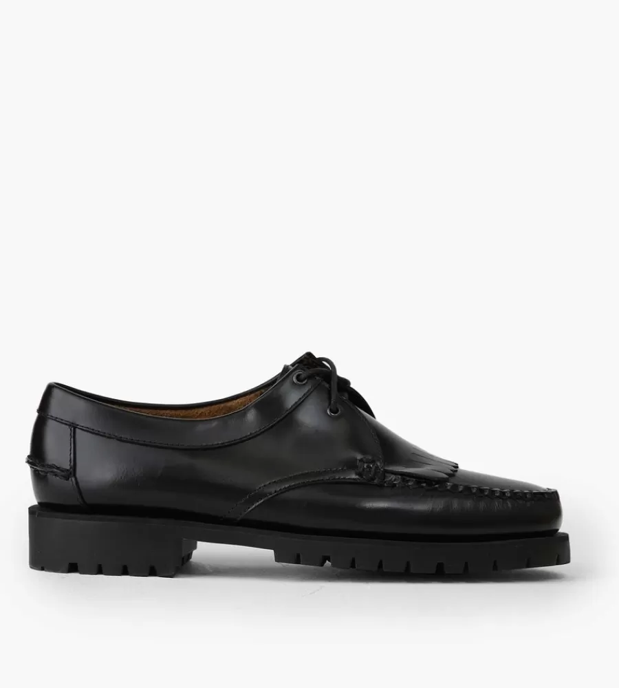 Schoenen & Boots^SEBAGO James Fringe Lug Black